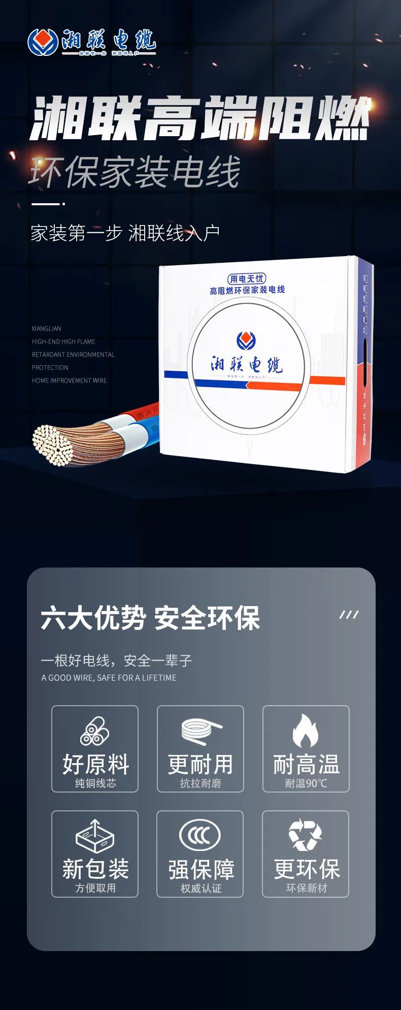 高端新品，雙層防護 品質升級，安全加倍 #安全用電你我湘聯