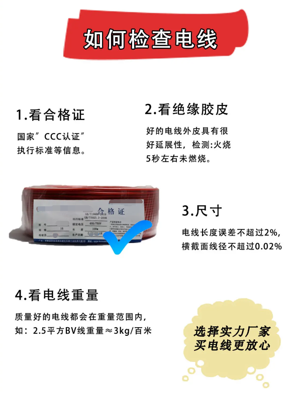 家裝電線如何挑選？